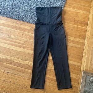 PEPE RUNA Black Pants Strapless Jumpsuit Size Large